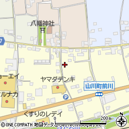 徳島県吉野川市山川町前川79周辺の地図