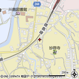 徳島県吉野川市川島町桑村758周辺の地図