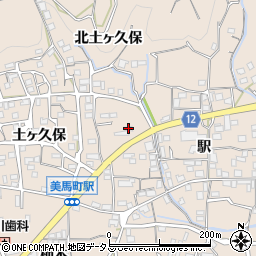 徳島県美馬市美馬町駅88周辺の地図