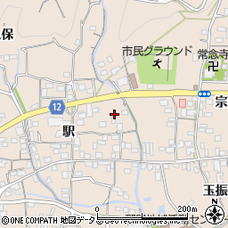 徳島県美馬市美馬町駅7周辺の地図