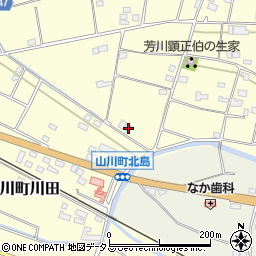 徳島県吉野川市山川町川田1086-1周辺の地図