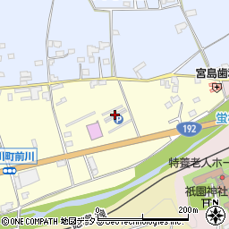 徳島県吉野川市山川町前川25周辺の地図