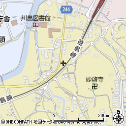徳島県吉野川市川島町桑村809周辺の地図
