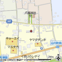 徳島県吉野川市山川町前川96周辺の地図