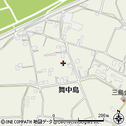 徳島県美馬市穴吹町三島舞中島1577周辺の地図