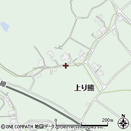 山口県防府市台道上り熊周辺の地図