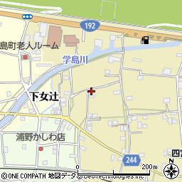 徳島県吉野川市川島町桑村2621周辺の地図