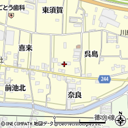 徳島県吉野川市川島町児島呉島47周辺の地図