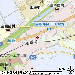 徳島県吉野川市山川町祇園7周辺の地図