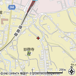 徳島県吉野川市川島町桑村687周辺の地図