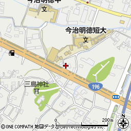 愛媛県今治市矢田698周辺の地図