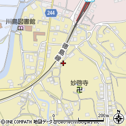 徳島県吉野川市川島町桑村787周辺の地図