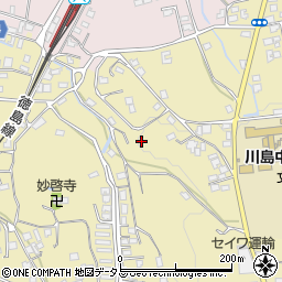 徳島県吉野川市川島町桑村456-1周辺の地図