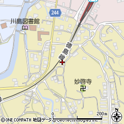 徳島県吉野川市川島町桑村806-1周辺の地図