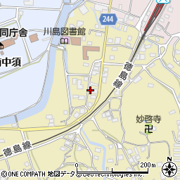 徳島県吉野川市川島町桑村785周辺の地図