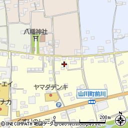 徳島県吉野川市山川町前川87周辺の地図