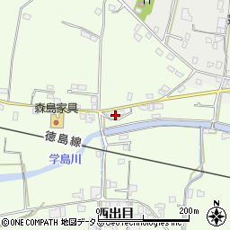 徳島県吉野川市川島町学西出目220周辺の地図