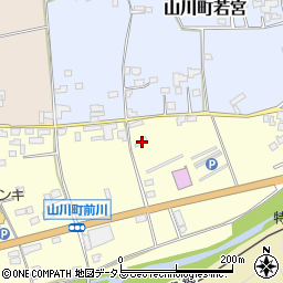 徳島県吉野川市山川町前川47周辺の地図