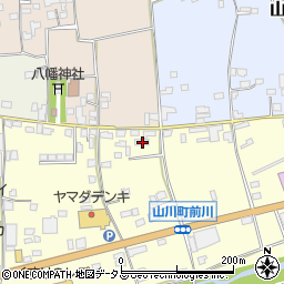 徳島県吉野川市山川町前川84周辺の地図