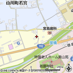 徳島県吉野川市山川町前川16周辺の地図