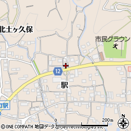 徳島県美馬市美馬町駅75周辺の地図