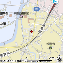 徳島県吉野川市川島町桑村810周辺の地図