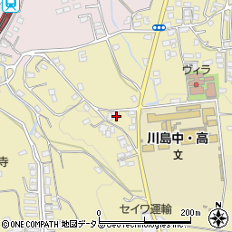 徳島県吉野川市川島町桑村421周辺の地図