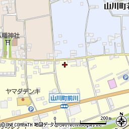 徳島県吉野川市山川町前川54周辺の地図
