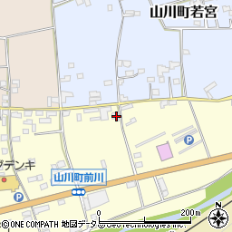 徳島県吉野川市山川町前川58周辺の地図