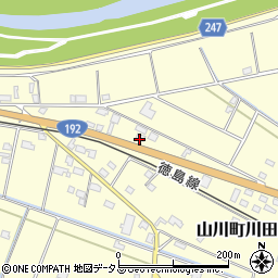 徳島県吉野川市山川町川田918周辺の地図