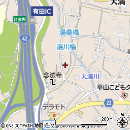 和歌山県有田郡有田川町天満105周辺の地図