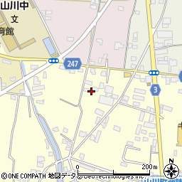 徳島県吉野川市山川町前川230周辺の地図