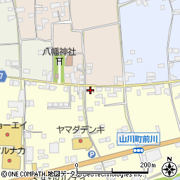 徳島県吉野川市山川町前川88周辺の地図