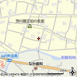 徳島県吉野川市山川町川田1220-1周辺の地図