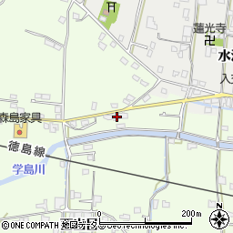 徳島県吉野川市川島町学西出目224周辺の地図