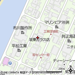 坂東ガラス店周辺の地図