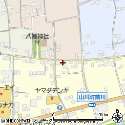 徳島県吉野川市山川町前川86周辺の地図