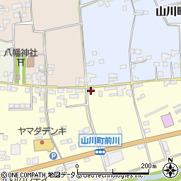 徳島県吉野川市山川町前川55周辺の地図