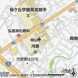 周南市立岐山小学校周辺の地図