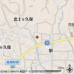 徳島県美馬市美馬町駅80周辺の地図