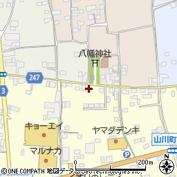 徳島県吉野川市山川町前川92周辺の地図