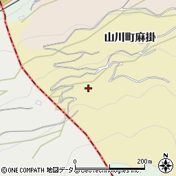 徳島県吉野川市山川町麻掛5周辺の地図