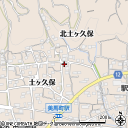 徳島県美馬市美馬町駅121周辺の地図