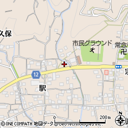 徳島県美馬市美馬町駅8周辺の地図
