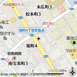 愛媛銀行旭町支店 ＡＴＭ周辺の地図