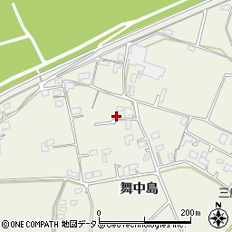 徳島県美馬市穴吹町三島舞中島1702周辺の地図