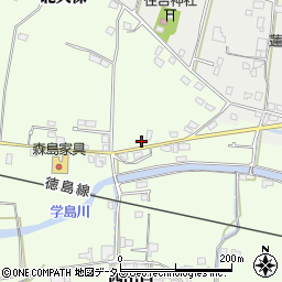 徳島県吉野川市川島町学北久保31周辺の地図