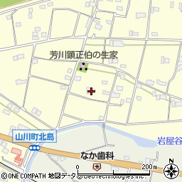 徳島県吉野川市山川町川田1209周辺の地図