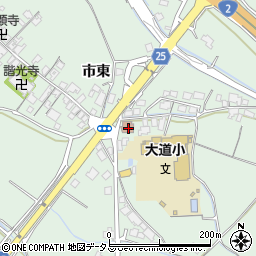 大動公民館周辺の地図
