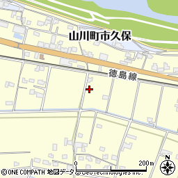 徳島県吉野川市山川町川田613-1周辺の地図